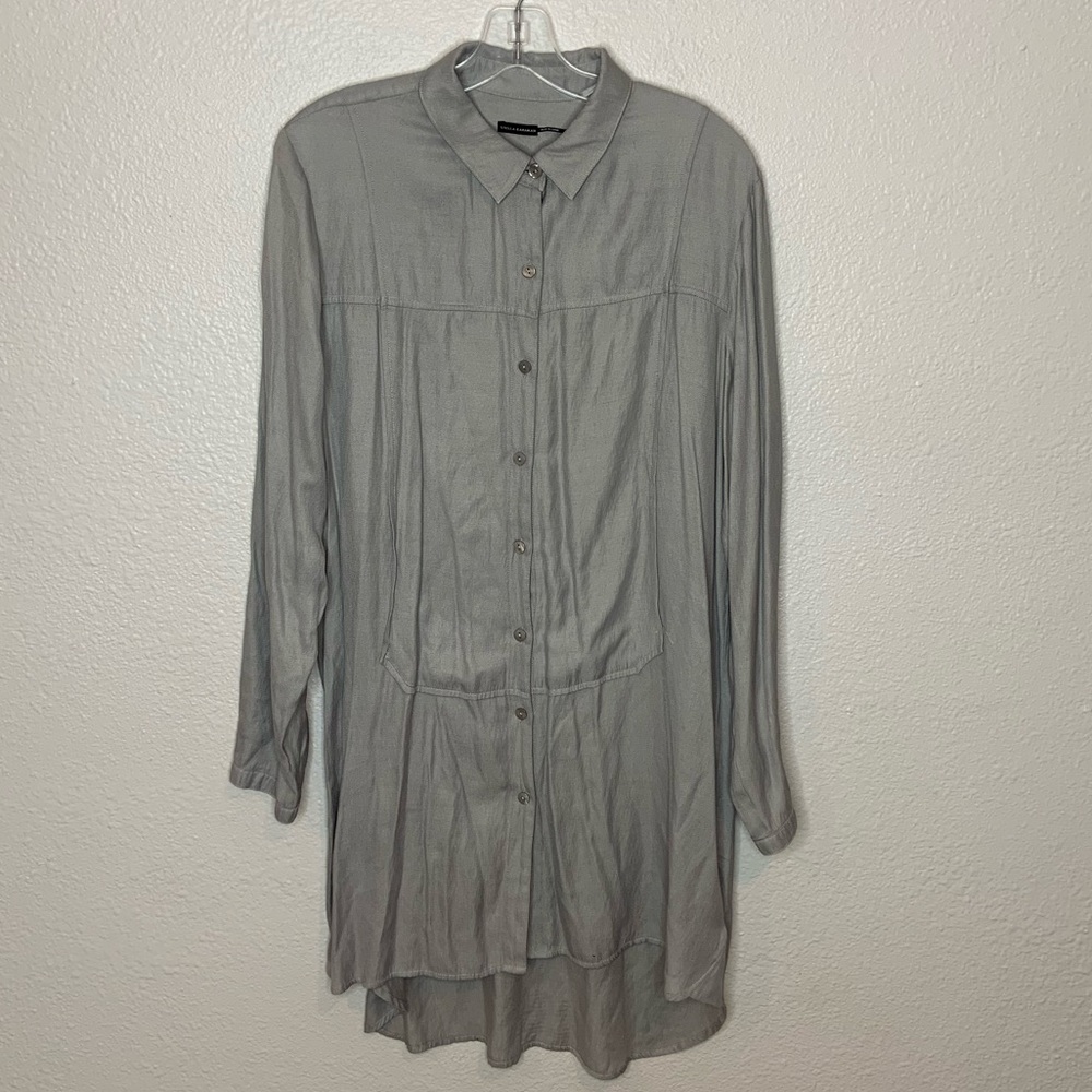 Stella Carakasi Button Up Tunic Dress Size L